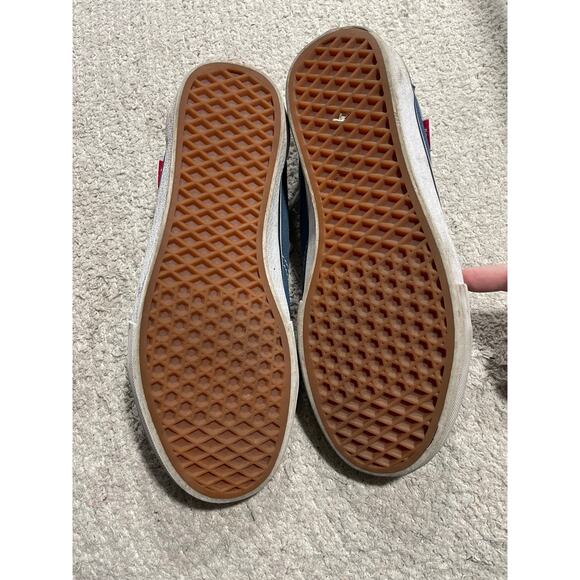 Vans M 10 /W 11.5 EU 43 Old Skool Skate Shoes Sneakers Suede Leather Blue 500714 main image 5